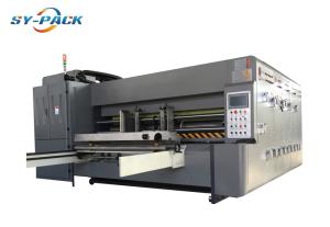 China Economic Lead Edge Feeder Printer Slotter Die Cutter With Stacker wholesale