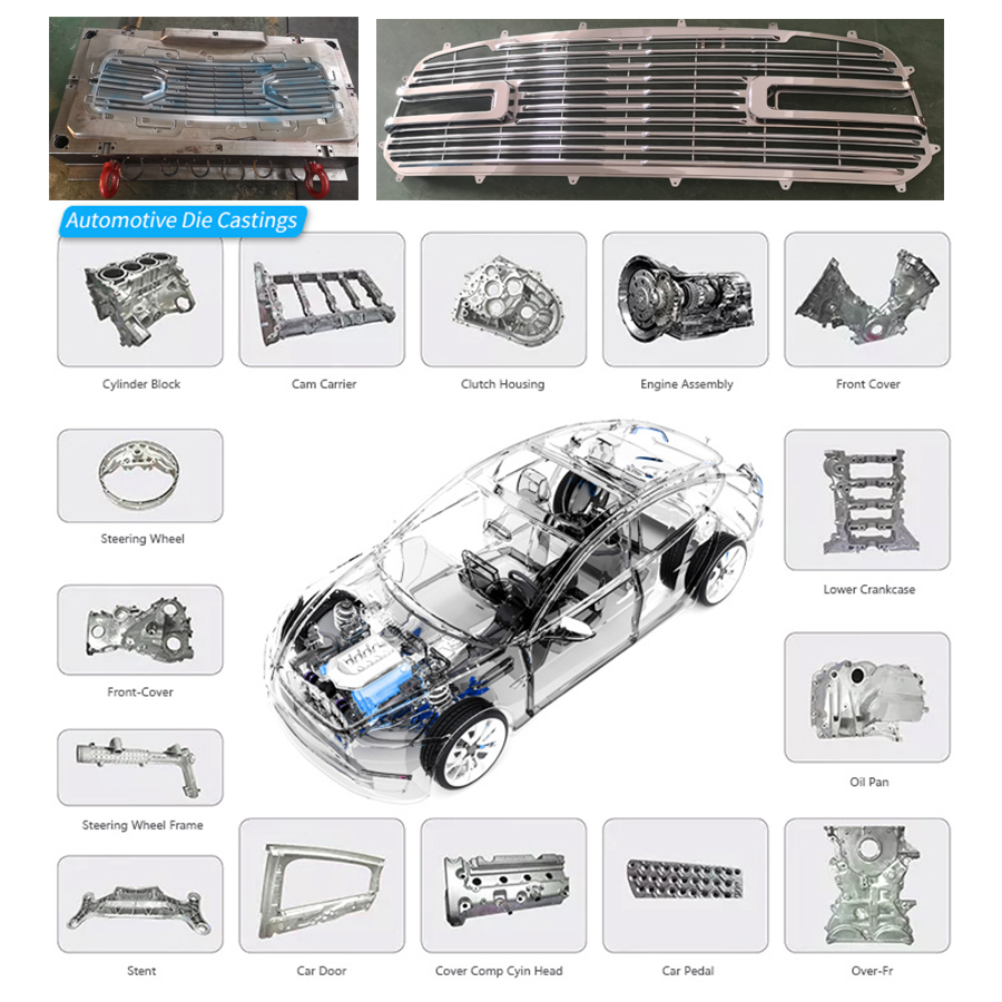 Custom Pressure Multiple Cavity Die Cast Molds LKM HASCO DME Mould Base