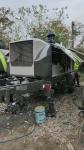 Second Hand Concrete Trailer Pumps Energy Saving Hydraulic Machining Process