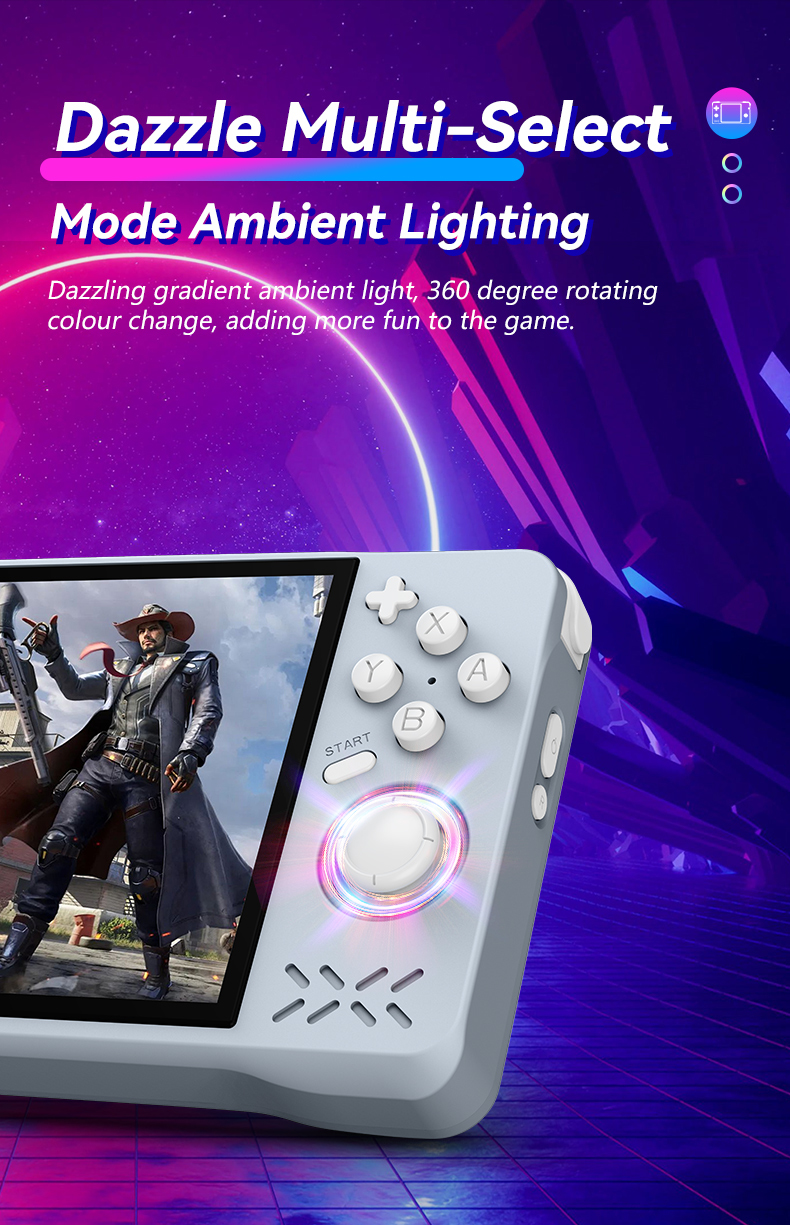 XF40H 64GB Handheld Game Console with 10000 Games 4 Inch Retro Classic Screen for Video Gaming Players