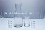 small clear glass wine decanter glass water bottle cheap