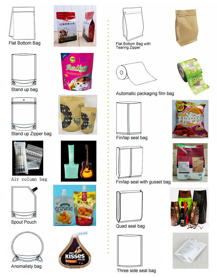 Eco Friendly Chips Snack Heat Seal Pouch with Gravure Printing and Sealing Handle