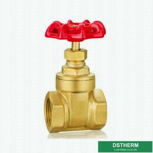 China Cast Iron Handle Customized Brand Brass Gate Valve Double Female Heavier type Gate Valve wholesale
