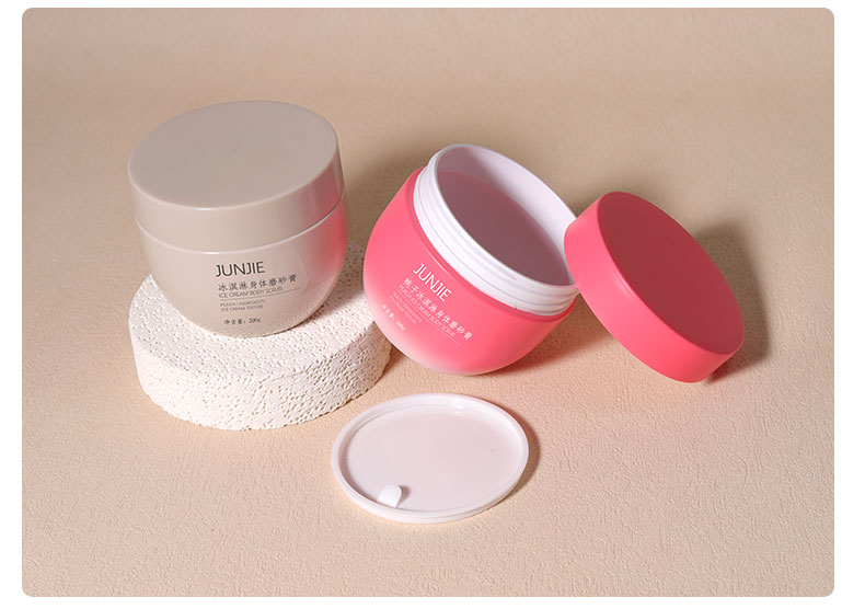 200g 250g PP Cosmetic Jars Refillable Empty Jars For Body Butter