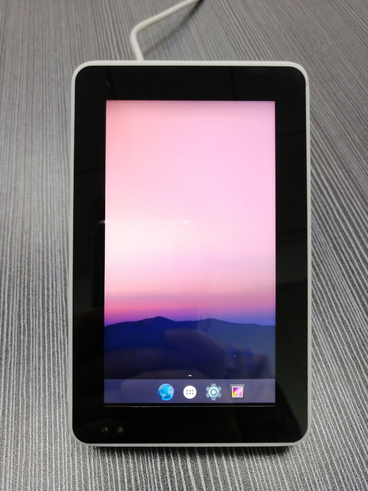5" Industrial POE Touch Tablet Android OS Control Panel HMI With Ethernet RJ45 Booting up Logo