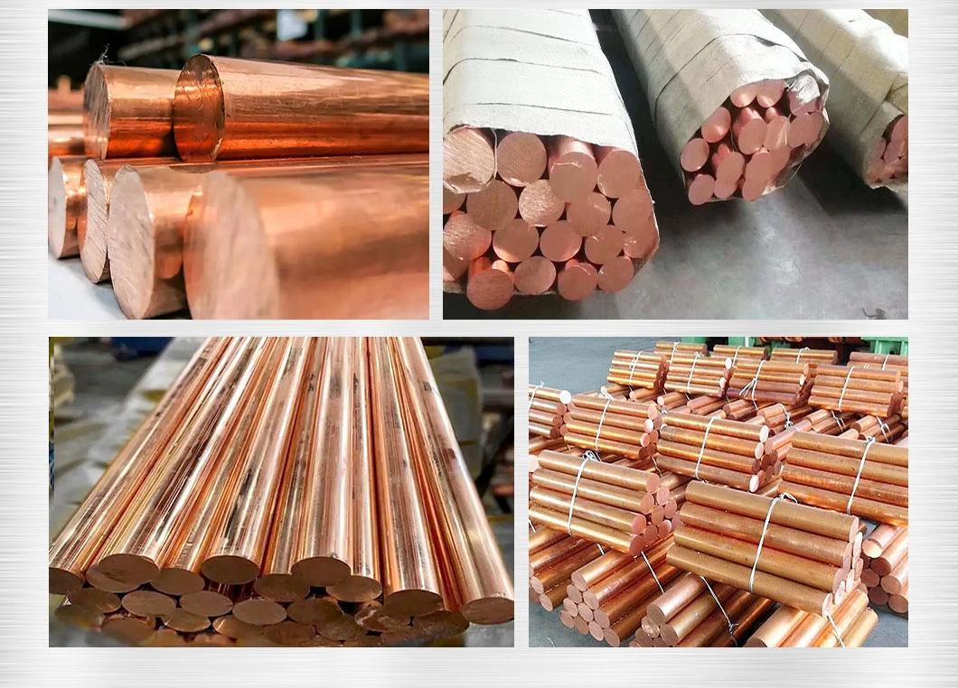 C12200 C18980 Edge Closing 99.9% 99.95% C10100 Copper Rod 8mm Brass Rod Copper Round Bar