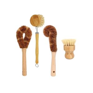 China Eco Friendly Bamboo Dish Brush Set Kitchen Utensil Cleaner Brush wholesale