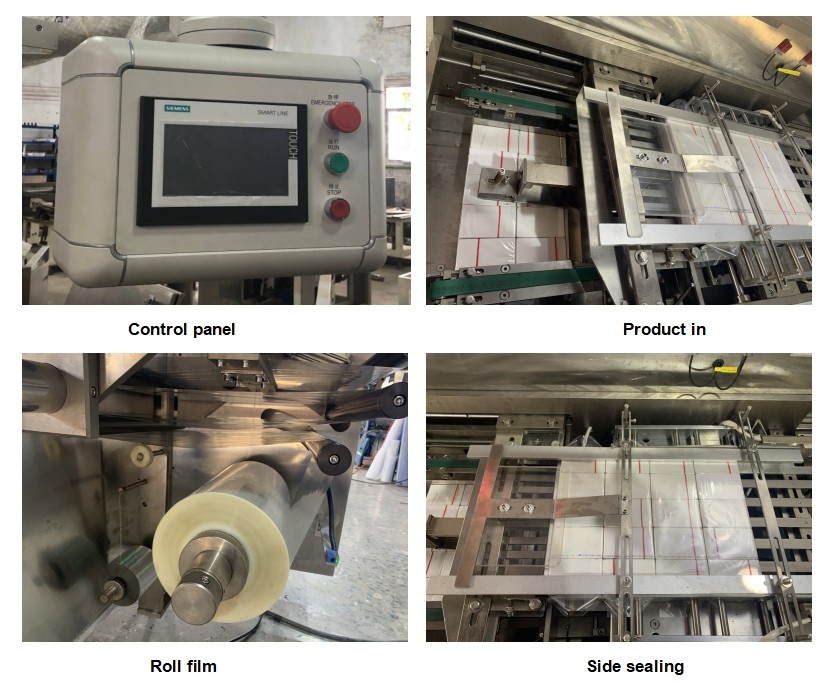 VCD Tapes Cellophane Film Packaging Machine 3D Transparent Film Packing Machine