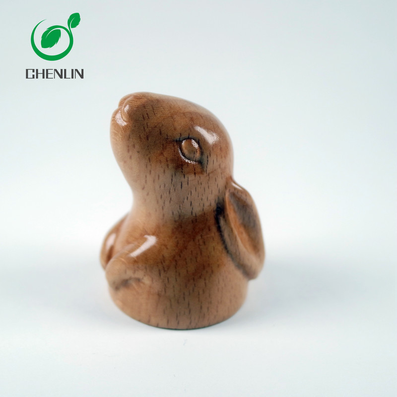 Walnut Log Solid Wooden Umbrella Handle , Animal Head Umbrella Handle
