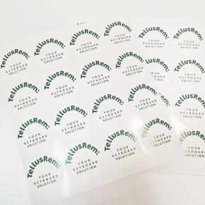 China Round Tamper Evident Security Labels Small Eggshell Destructive Vinyl Labels wholesale