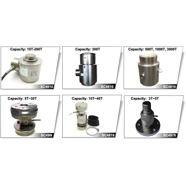 Ultimate Overload 300% F.S SC4810 200T 300T 400T 1000T 4 Column Load Cell for Piling Building Foundation Test mV/V Output