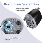 3 Nozzles 1180GPH Submersible Fish Tank Pump 50w