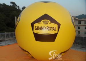 China Soccer Shape Giant Advertising Inflatable Helium Balloon With Full Printing wholesale