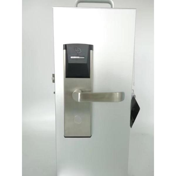 Stainless Steel Electronic Card Key Door Lock / RFID Access Control Door Lock