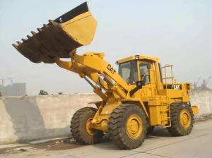 China Yellow Color Used CAT 966e Wheel Loader Sale , Cat Rubber Tire Loader wholesale