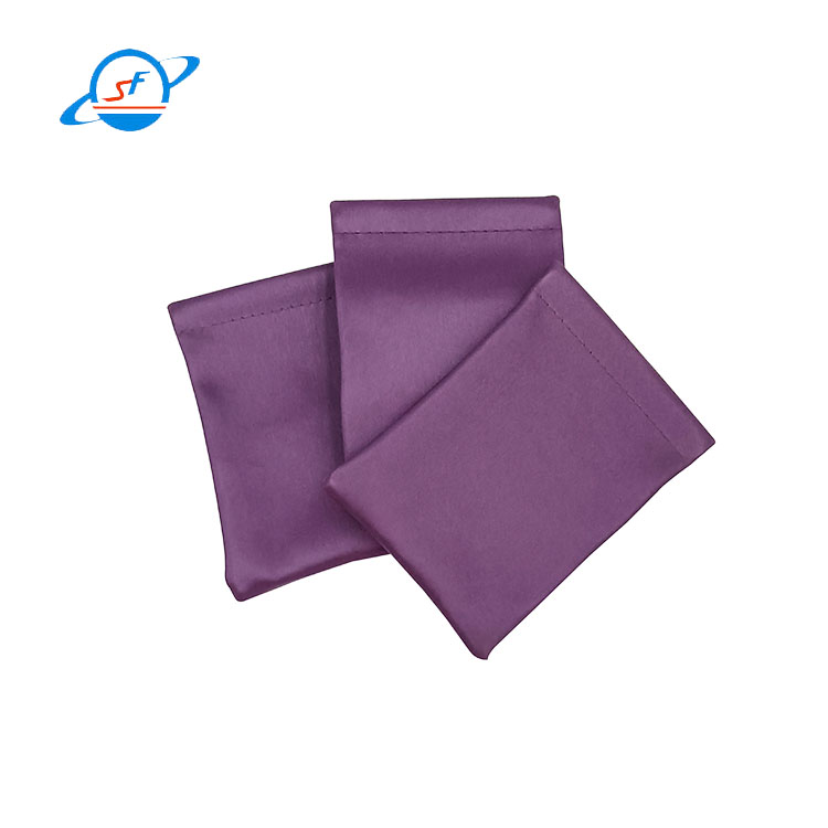 Custom High Quality supplier jewelry gift bag purple gift bag Small Leather Packaging Bag Jewelry Pouch
