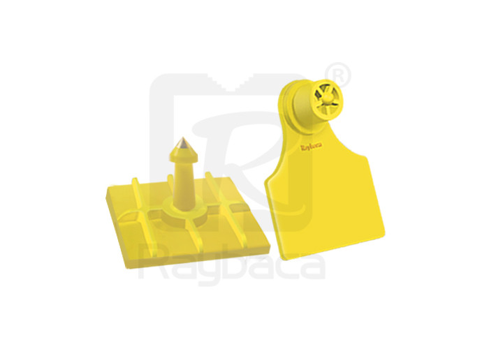 Durable Custom Cattle Tags Animal Ear Tags UHF 860 - 960MHZ TPU Material