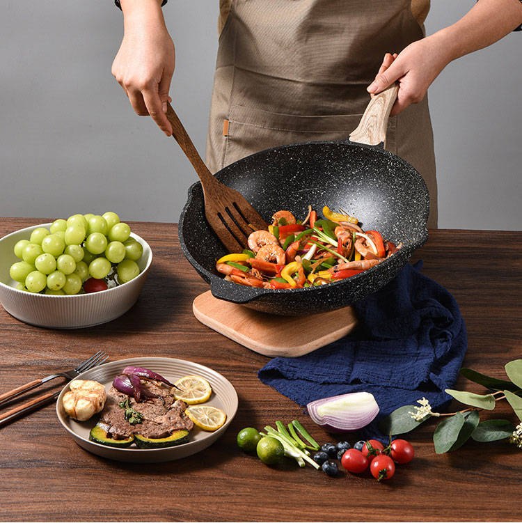 Hot Sale Cookware Cooking Pot Skillet Pan frigideira Panci Die-cast Cast Iron Frypan Non Stick Frying Pan