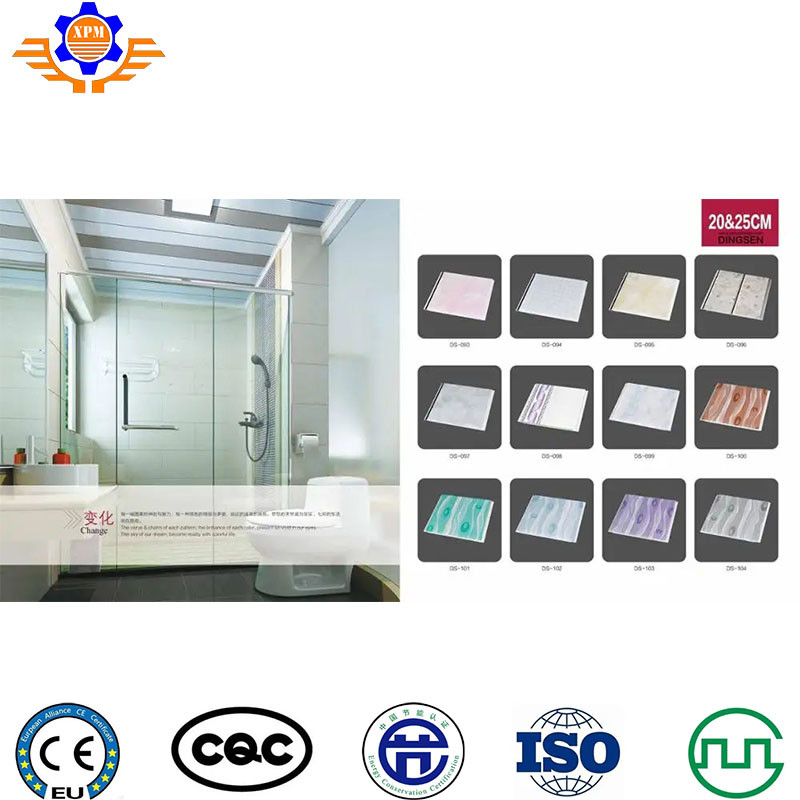 PVC Wood Plastic Composite Decking Fence Wall Door Panel Extrusion Line Machine