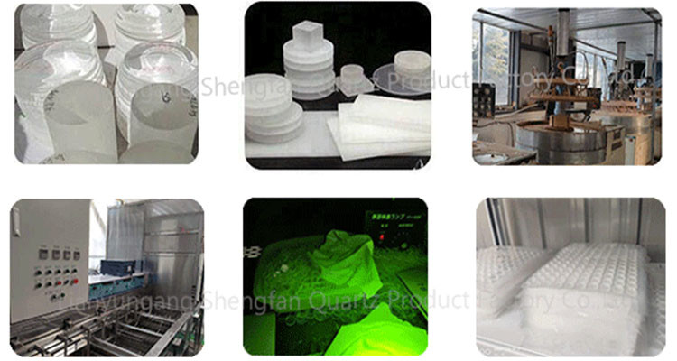 Stopper Sealing Crystal Quartz Test Tube General Purpose 1mm-5mm Wall Thick