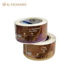 Gold Stamping Waterproof Vinyl Stickers Custom Printing Logo For Bottle Package