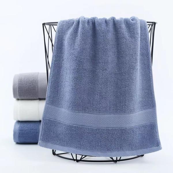 Custom White Bath Towel Set 70*140cm 100% Cotton Hotel Towel for Luxury Home Bathroom