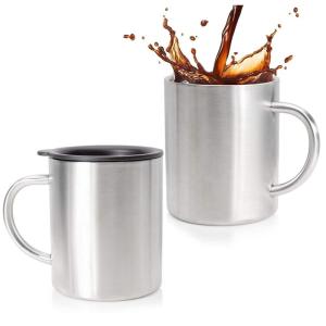 China Shatterproof Thermal Wine Stainless Steel Cup With Handle Classic Style wholesale