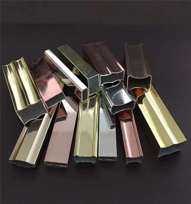 Full range of color 8*18 golden with anodize surface profile aluminum for hardware for doors and aluminum windows