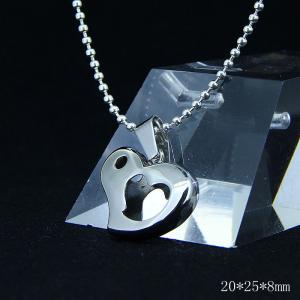 China Fashion Ladies Women Girls Stainless Steel Loving Heart Shapped Necklace Pendant LPH221 wholesale