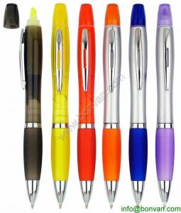 China gift pen,highlighter ball pen, highlighter marker with ball pen on sale
