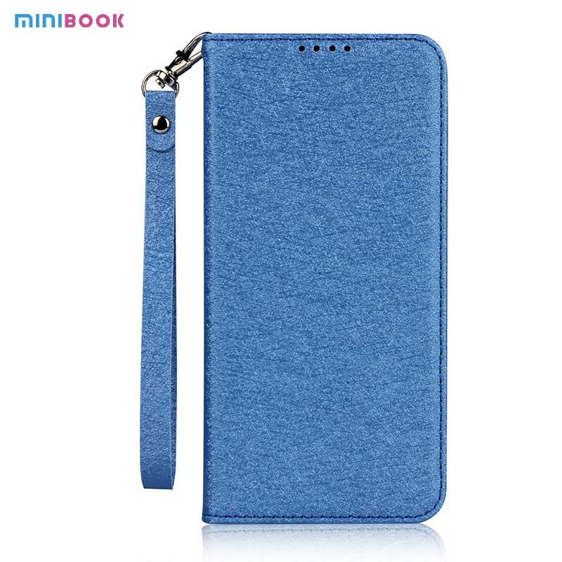 Minibook PU Leather Phone Case For Samsung Galaxy S9 Plus S8plus Low MOQ Lanyard Strap