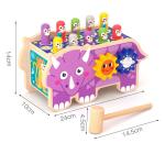 Wooden Cartoon Hitting Ground Mouse Building Blocks for Children's Early