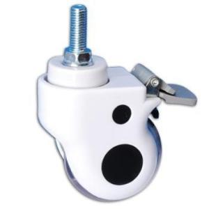 China 06-Medical caster Transparent PU cart wheels wholesale