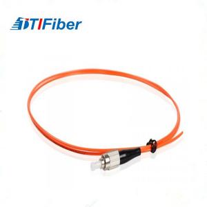 China Orange Color Jacketed Single Mode Pigtail 0.9mm OFNP PVC LSZH OFNR OFNP Cable Type wholesale