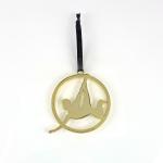 Special Medal Customized Shiny Gold Gymnastics Themed Ornament Personalized