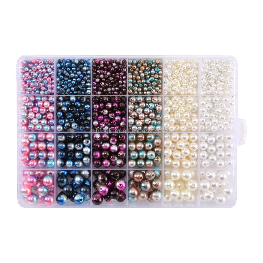 Handmade Elastic Rope Woven Bracelet Beads Acrylic Alphanumeric Word Box Accessories with Free Samples