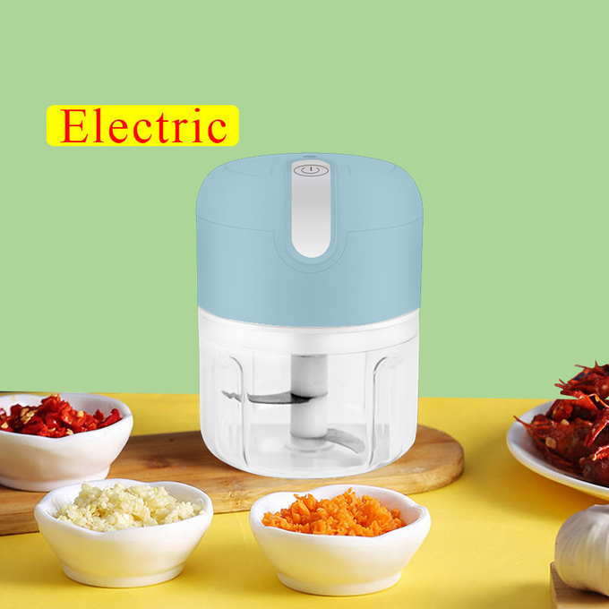 Colorful 37W DC Motor Food Processor With Shredding Disc And Stainless Steel Body Design
