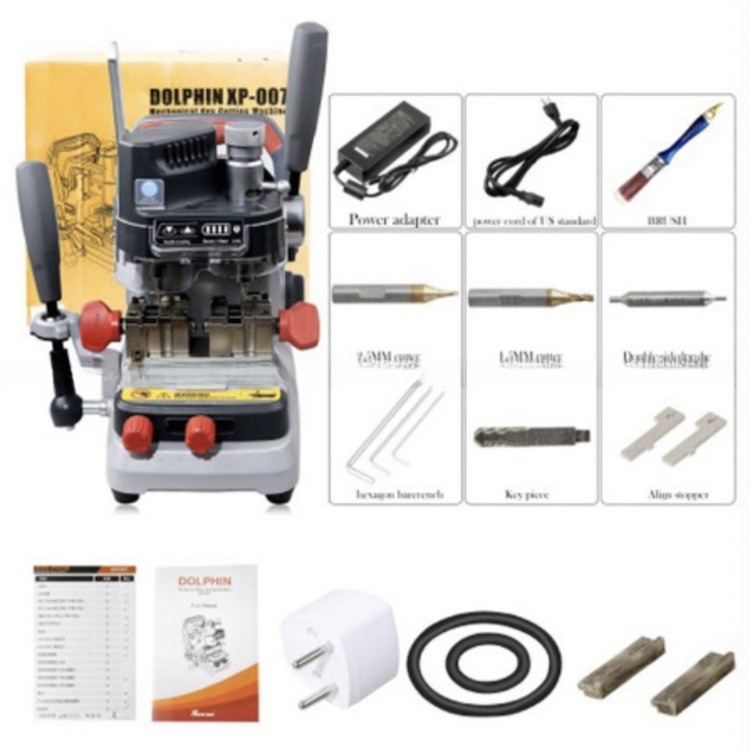Xhorse Dolphin XP-007 Vertical Laser Flat Keys Cutting Machine with Rated Voltage 24V