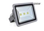 Workshop Outdoor LED Flood Light 200W Taiwan COB Chip With Aluminum + Glass