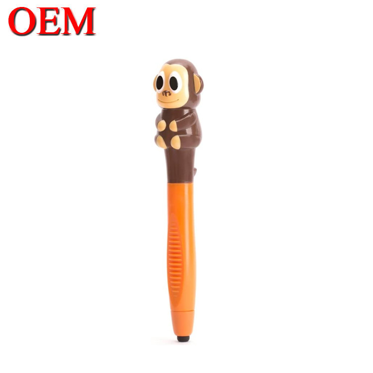 Customized ABS Cute Cat Toy Pen Topper OEM 3D Figure Pencil Topper