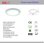 High quality 6W best price ultrathin LED Panel light/LED ceiling light for hotel