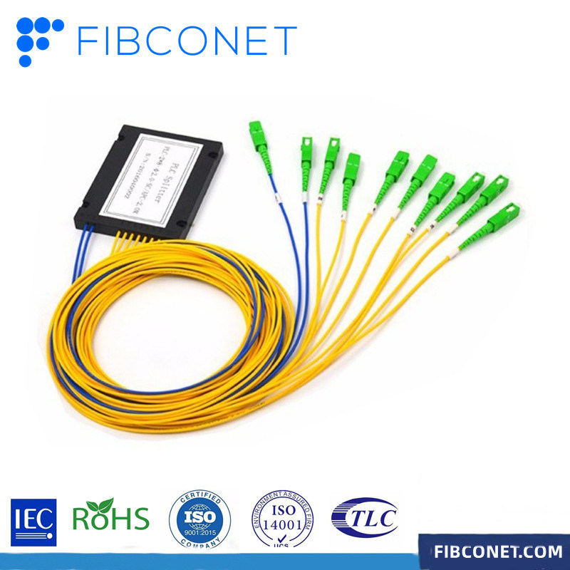 G657A1 G657A2 Fiber Optic Splitter ABS Box Type Plastic Connector for Patch Cord