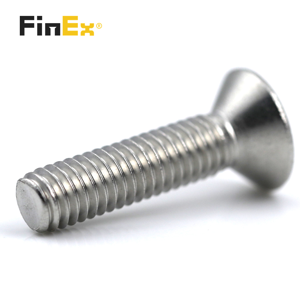 Carbon Steel Hexagon Recessed M7 Flat Head Socket Countersunk Screws 1mm-500mm Length