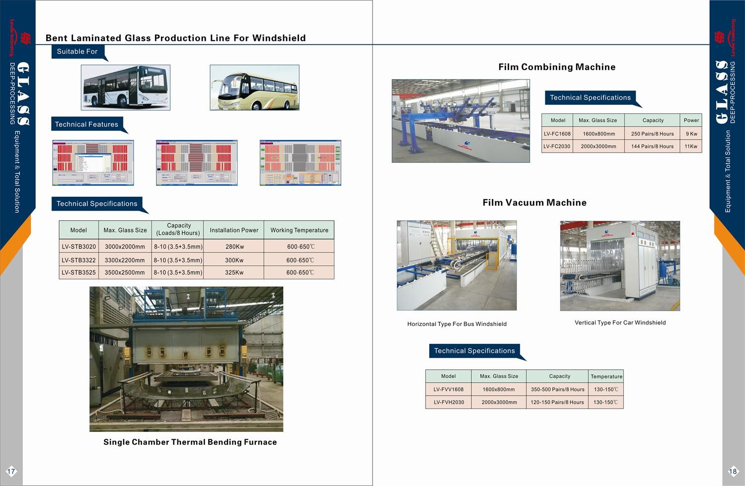 Auto Glass Bending Furnace for Bus front Windshield Glass Bending machine