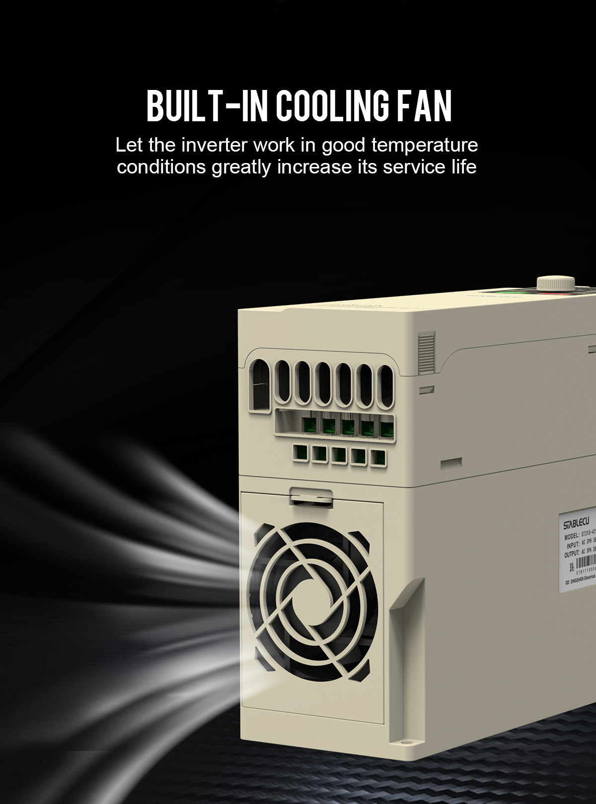 15HP 11KW 110KW 3 Phase VFD 440V AC Inverters Frequency Drives