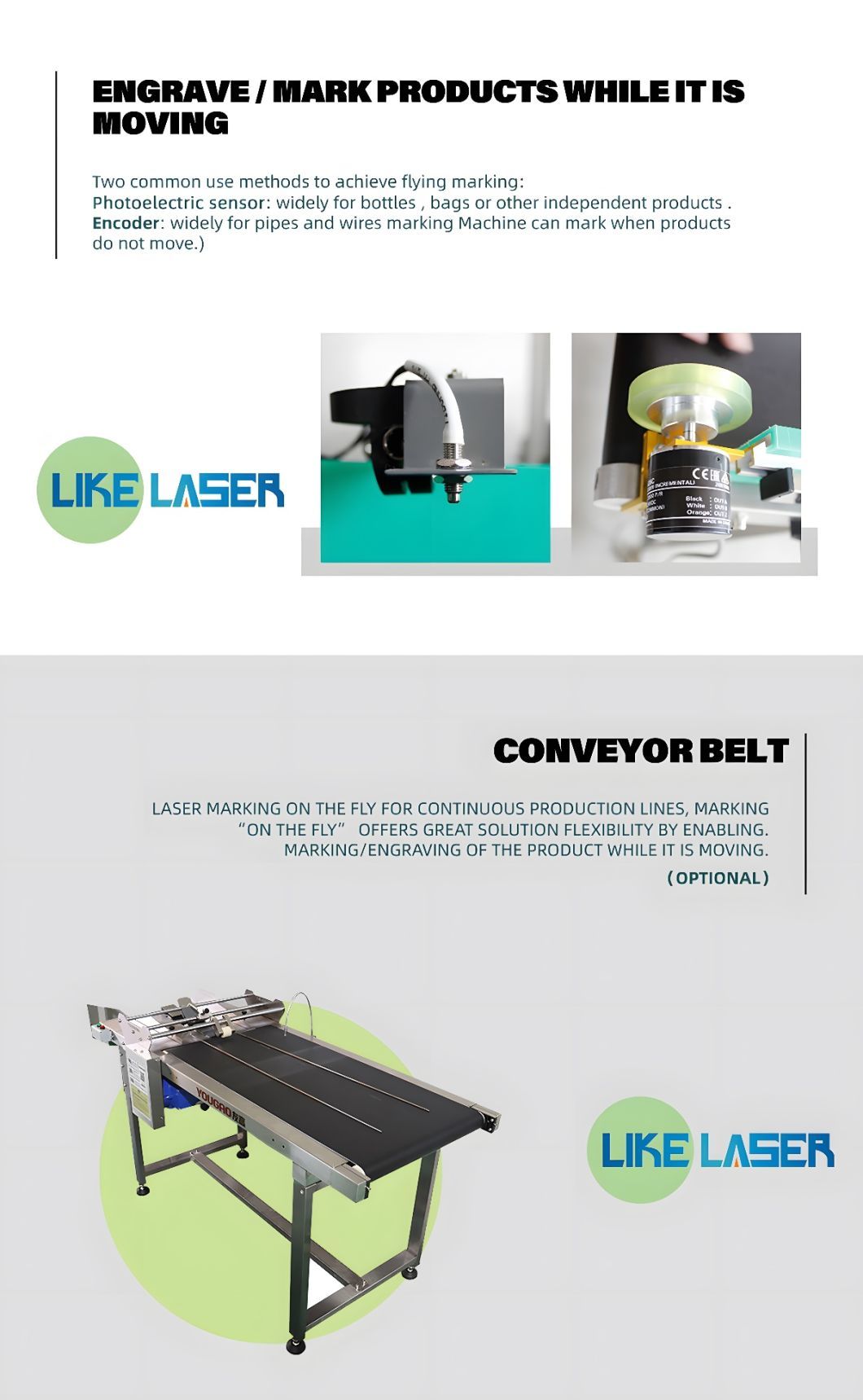 High Speed Vin Code Date Code Serial Number Flying Cable Laser Marking Machine