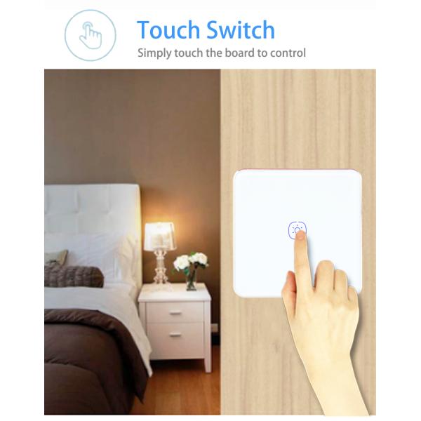 WiFi 240V 2 Gang Tuya Smart Switch With Google Alexa Voice Control