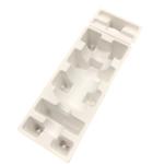 Molded Recycled Paper Tray Oilproof Biodegradable Cardboard Packaging