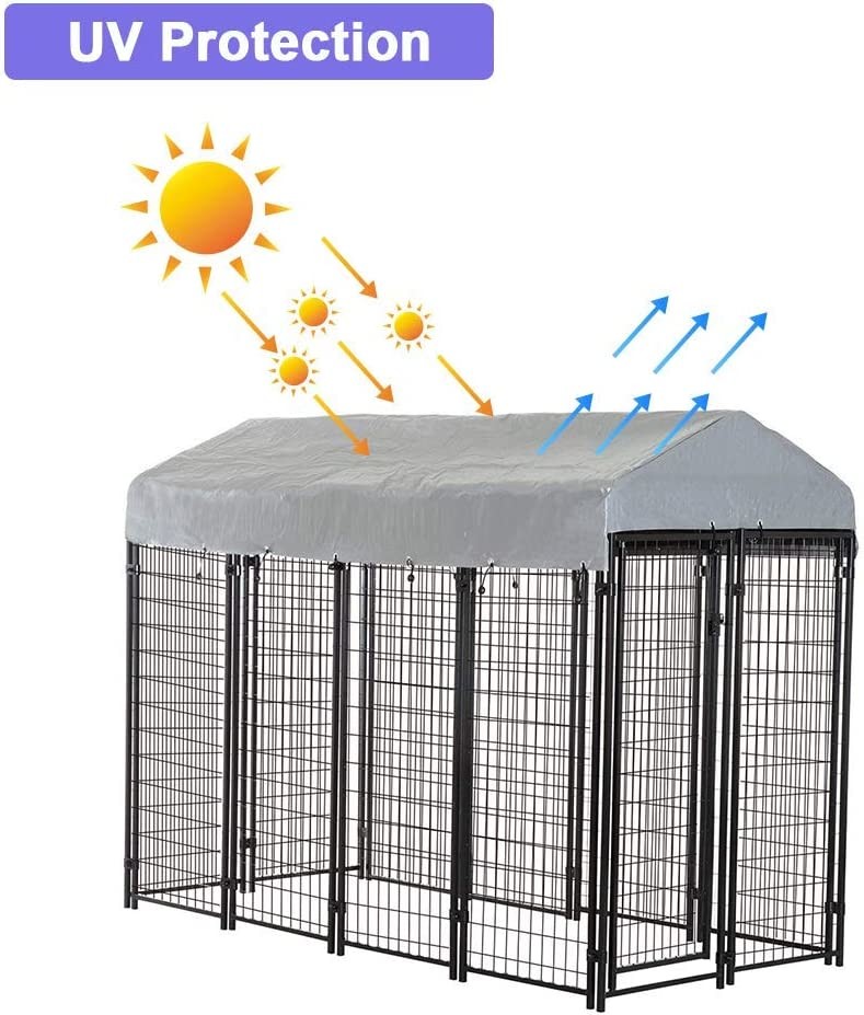 Outdoor Farm Large Dog Kennel Heavy Duty Rectangle