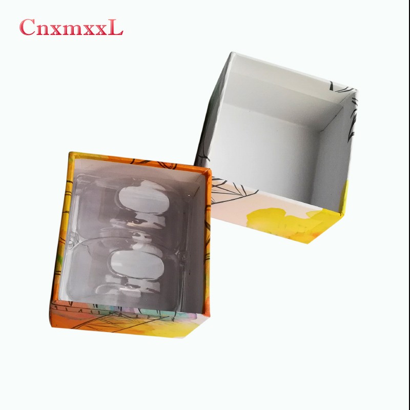 Custom 2pcs macaron box cardboard cylinder packaging box paper packaging box